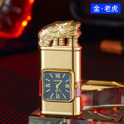 Dual Flame Windproof Torch Lighter – Refillable Butane, Zinc Alloy | … – 🔔