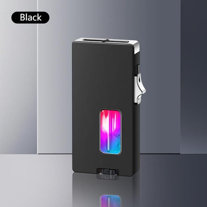 Windproof 7-hole Refillable Butane Lighter – Gravity-activated Igniti… – 🔥