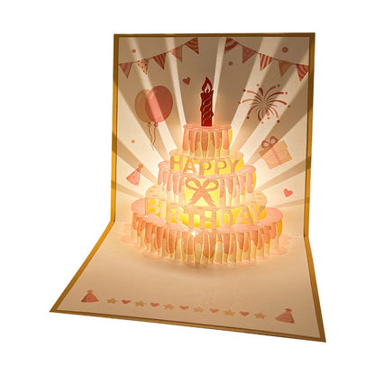 D Pop Up Birthday Card With Led Light & Music – Birthday Card | With… – 🎂 The