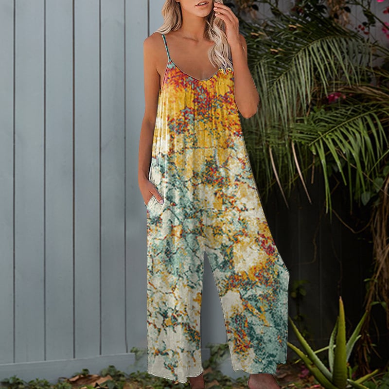 Flattering Plus Size Wide Leg Jumpsuit With Pockets – Flattering Plus… – Size