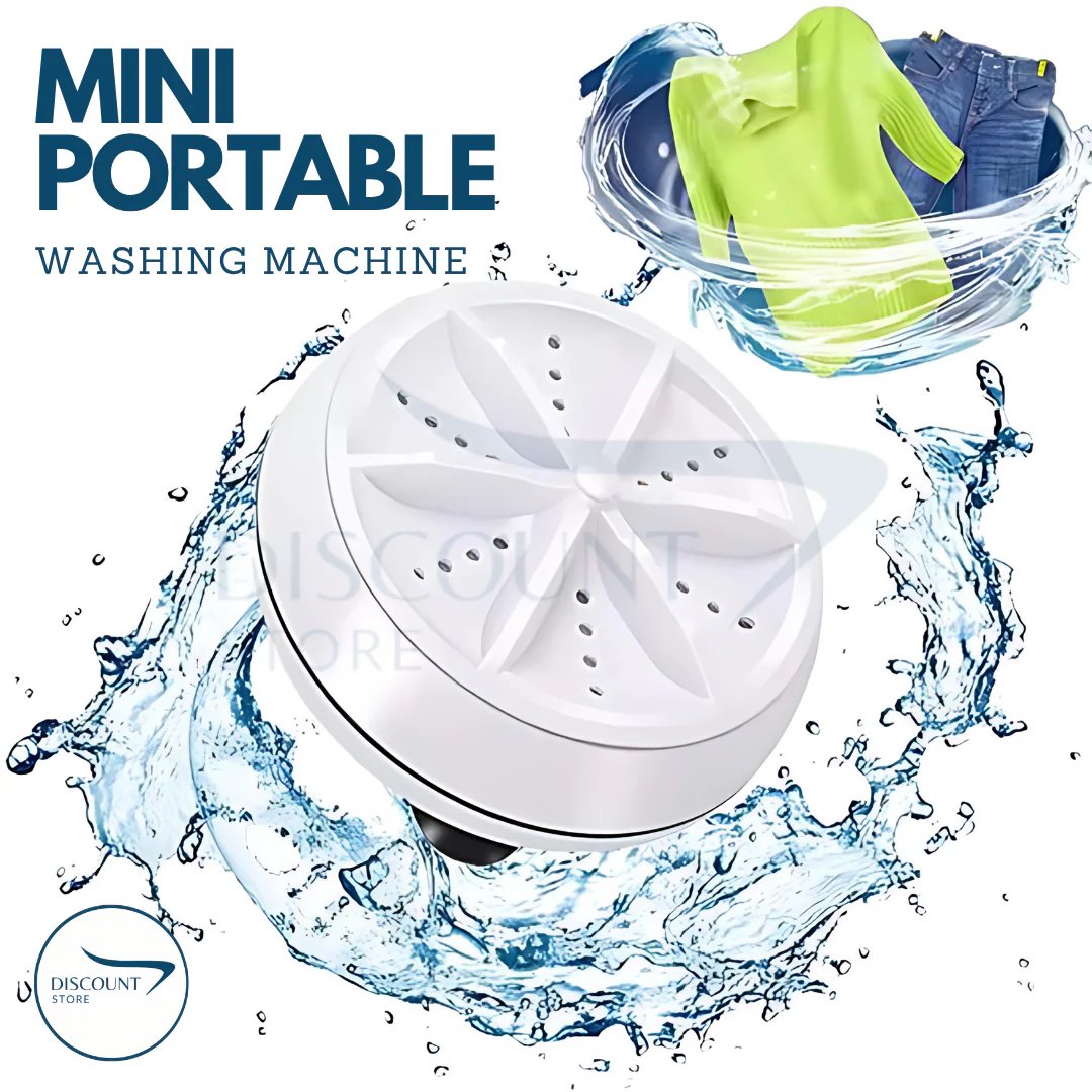 Portable Turbine Ultrasonic Washing Machine – Portable Turbine | Ultr… – 🔹