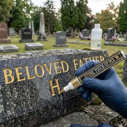 Golden Tombstone Marker Pen For Restoring Faded Grave Inscriptions – … – This