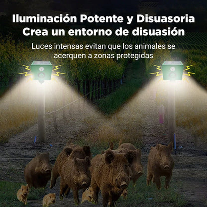 Luces De Advertencia Solares Repelentes De Bestias Con Volumen Alto[f… – ✅