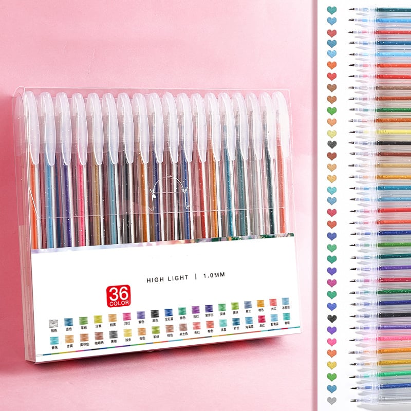 Glitter Gel Pen Set – Glitter | Best Value | Everyday Use – Don't Forget To Get