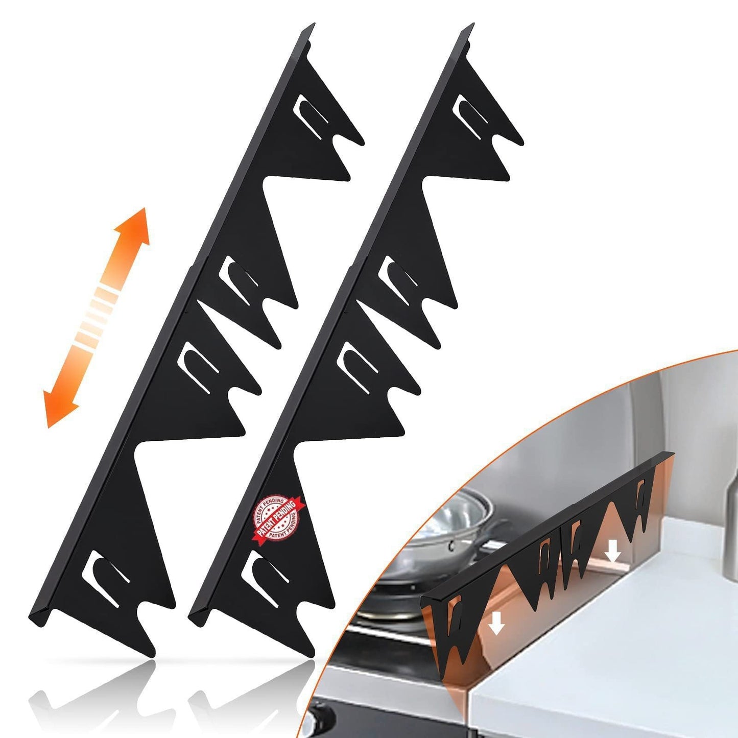 Retractable Stainless Steel Stove Gap Covers – 🎁retractable Stainl… – As A