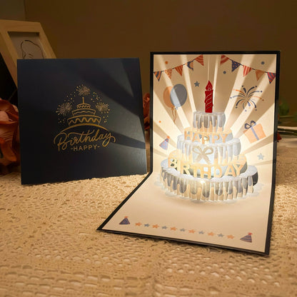 D Pop Up Birthday Card With Led Light & Music – Birthday Card | With… – 🎂 The