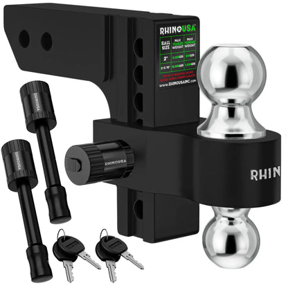 Heavy Duty Adjustable Drop Hitch