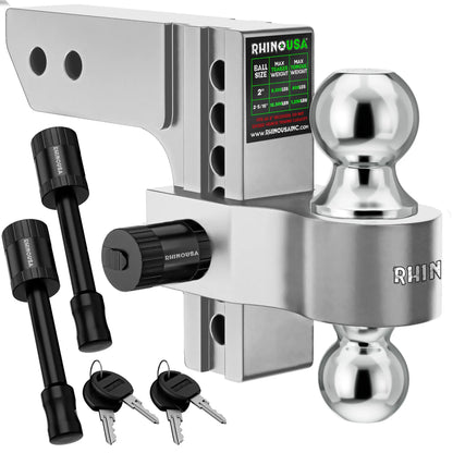 Heavy Duty Adjustable Drop Hitch