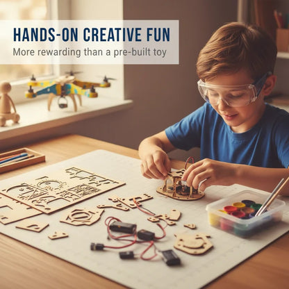 Kids Diy Wooden Drone Building Kit – Kids Wooden | Drone Building | K… –