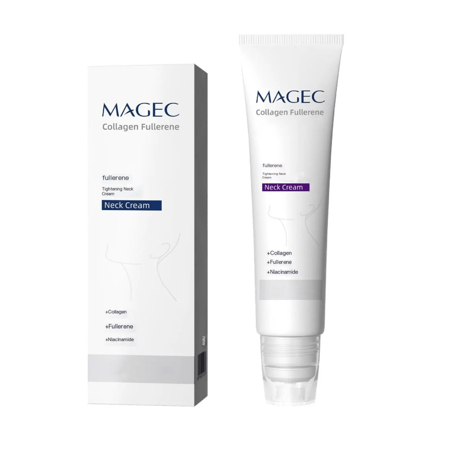 Roller Massage Neck Cream 🧴 Collagen & Hyaluronic Acid – Roller Mass… – ✨ Lift,
