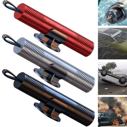 Emergency Car Escape Tool – Tungsten Steel Window Breaker & Seat Belt… – 🚨 Be