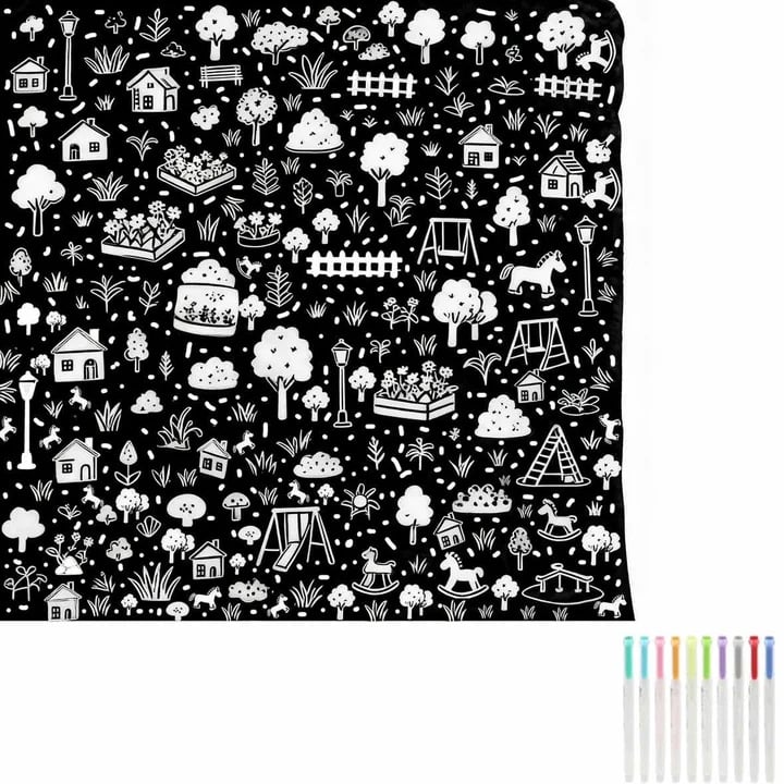 Diy Color Your Own Throw Blanket – 50”x60” Soft Plush Fleece | 24 Pai… – 🎨 Get