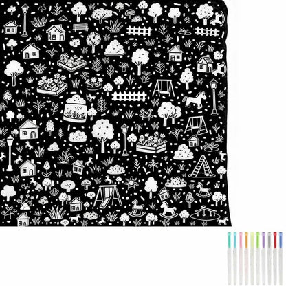 Diy Color Your Own Throw Blanket – 50”x60” Soft Plush Fleece | 24 Pai… – 🎨 Get