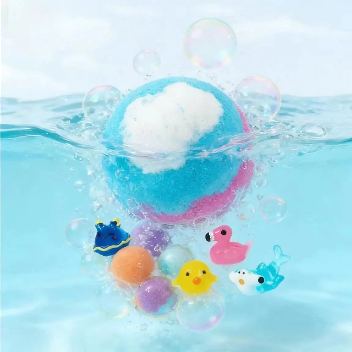 Kids Bath Bombs With Surprise Animal Toys Inside – Natural, Mega Bubb… – ❤️ All