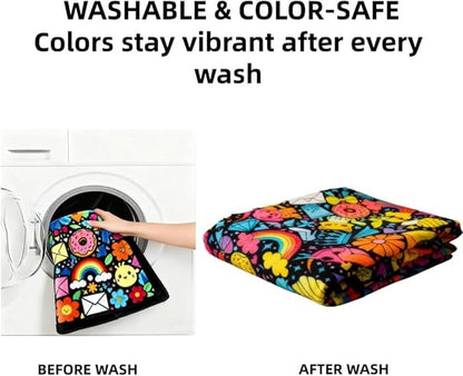 Diy Color Your Own Throw Blanket – 50”x60” Soft Plush Fleece | 24 Pai… – 🎨 Get