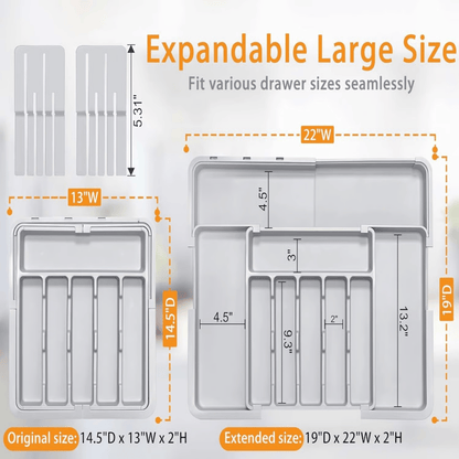 Expandable Utensil Drawer Organiser – Expandable Utensil | Drawer Org… – 🍳 Say