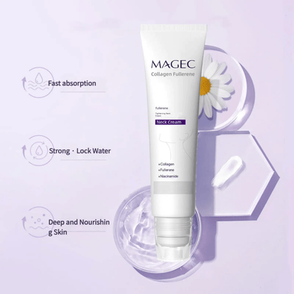 Roller Massage Neck Cream 🧴 Collagen & Hyaluronic Acid – Roller Mass… – ✨ Lift,