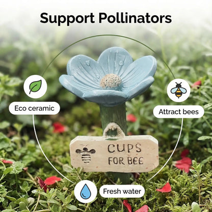 Flower-shaped Bee Watering Station – Flower-shaped Watering | Station… – Don't