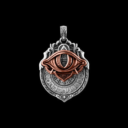 Tarot Vision Spinner Pendant – All-seeing Eye, 22 Major Arcana & Dual… – ☤️