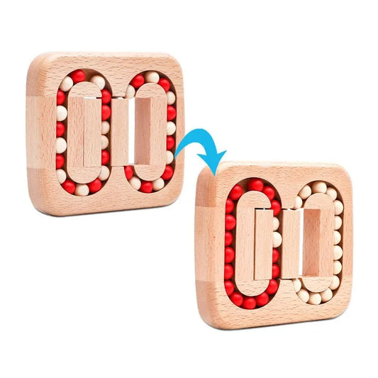 Rotating Magic Bean Fidget Puzzle Toy – Wooden Brain Teaser | Stress … – 🆕 Get