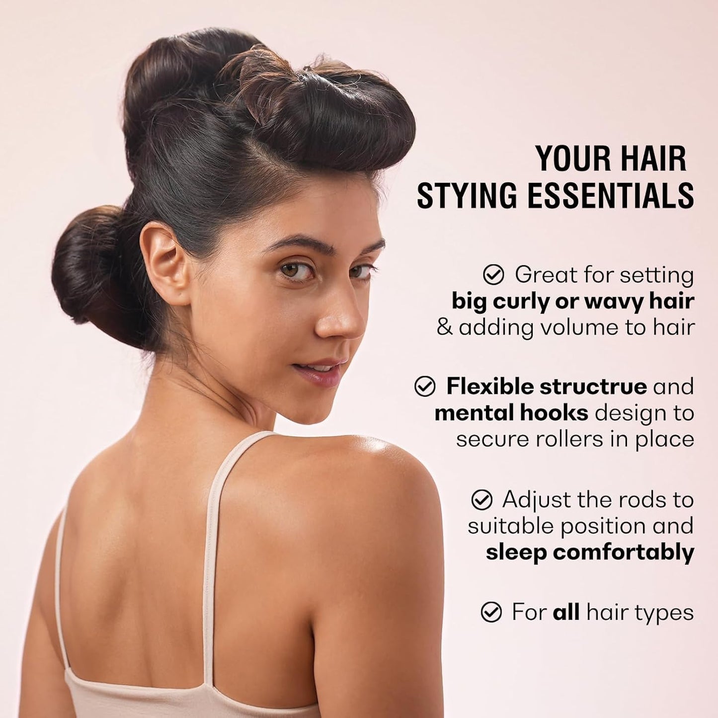 Heatless Curling Rod – Heatless Curling | Best Value | Everyday Use – ✨ Wake Up