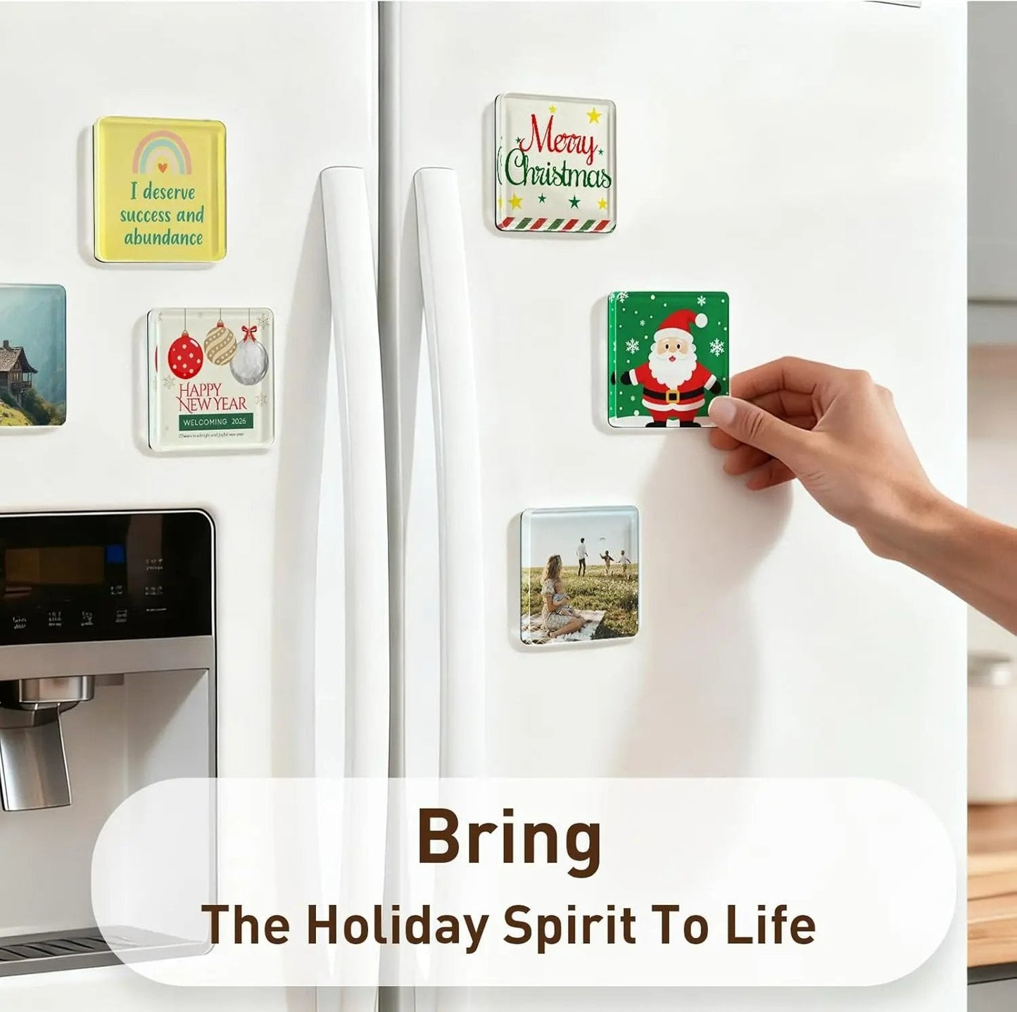 X 2" Clear Acrylic Diy Fridge Magnet Set With Adhesive Backing – C… – Don't