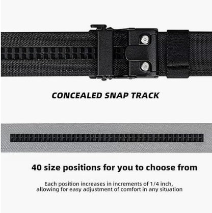 Tactical Edc Nylon Ratchet Belt – 40 Sizing Positions, Metal Buckle, … – 🔥 The