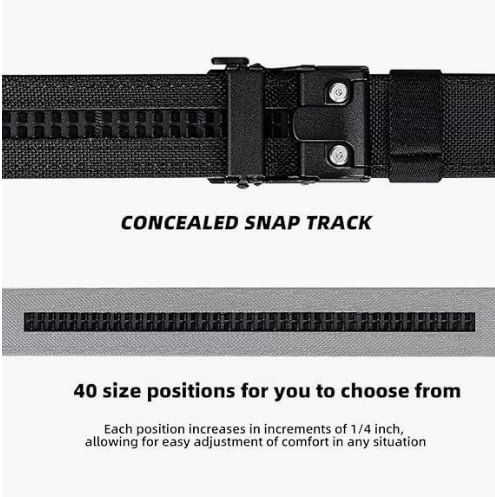 Tactical Edc Nylon Ratchet Belt – 40 Sizing Positions, Metal Buckle, … – 🔥 The