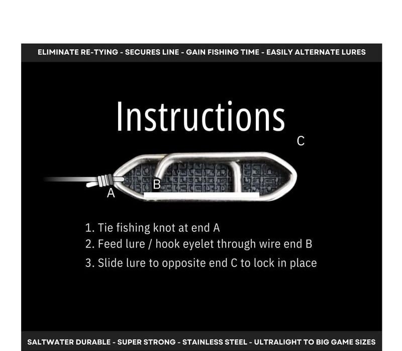 Stainless Steel Fishing Speed Clips – Stainless Steel | Fishing Speed… – 🐟