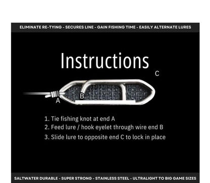 Stainless Steel Fishing Speed Clips – Stainless Steel | Fishing Speed… – 🐟