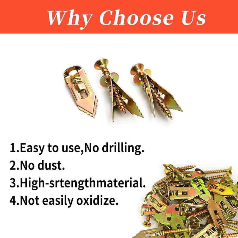 Self Drilling Drywall Anchors With Screws Kit – Self Drilling | Drywa… – Don't