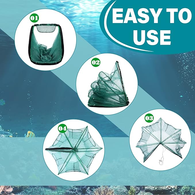 Magic Foldable Fishing Trap Net – Magic Foldable | Fishing Trap | Eve… – 🎣 The