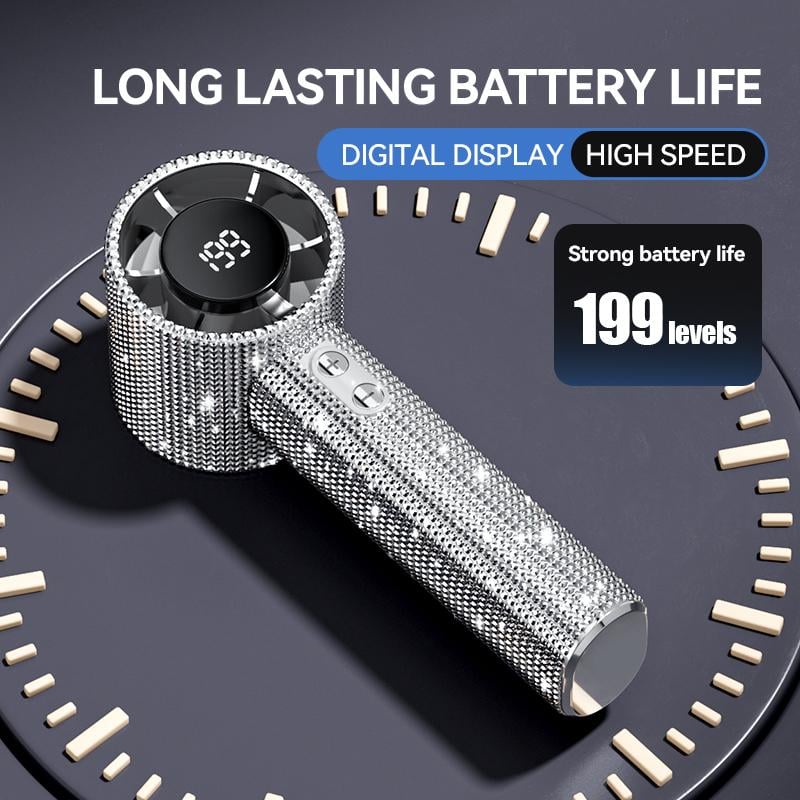 Diamond Luxury Handheld Turbo Fan – Diamond Luxury | Handheld Turbo |… – 💎