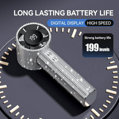 Diamond Luxury Handheld Turbo Fan – Diamond Luxury | Handheld Turbo |… – 💎