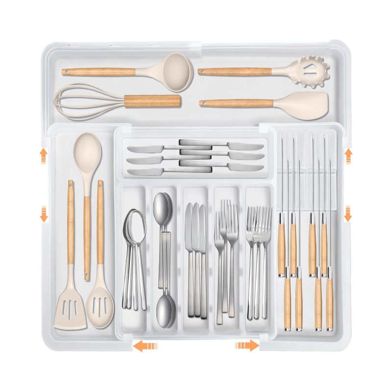 Expandable Utensil Drawer Organiser – Expandable Utensil | Drawer Org… – 🍳 Say