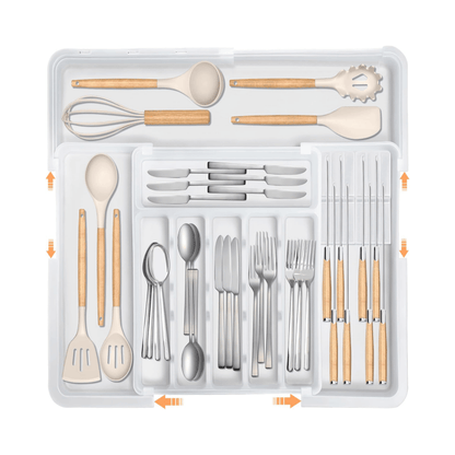 Expandable Utensil Drawer Organiser – Expandable Utensil | Drawer Org… – 🍳 Say