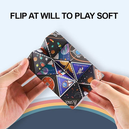 3D Kaleidoscope Fidget Cube – Infinite Flip Stress Relief Toy | 6 Styles