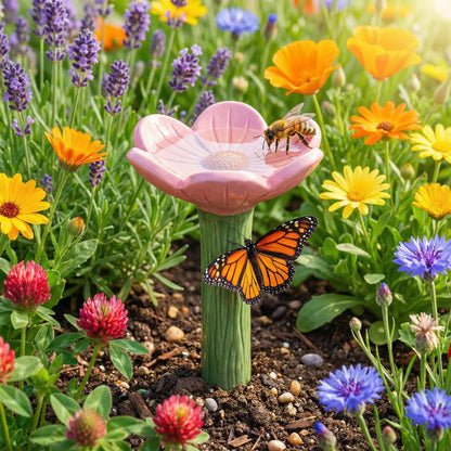 Flower-shaped Bee Watering Station – Flower-shaped Watering | Station… – Don't