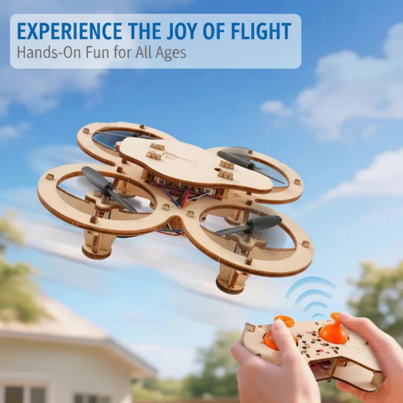 Kids Diy Wooden Drone Building Kit – Kids Wooden | Drone Building | K… –