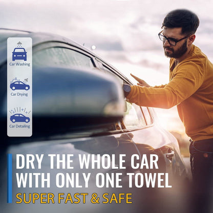 Microfiber Car Drying Towel – 600 GSM, Scratch-Free, Ultra Absorbent | 60×90cm