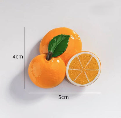 Cute 3d Fruit Fridge Magnets – Cute Fruit | Fridge Magnets | Everyday… – 🔹 3d