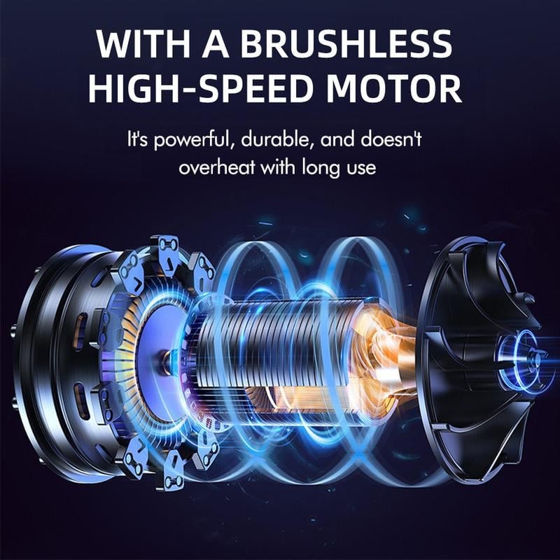 Cordless Turbo Jet Blower 2.0 – 230mph Turbine Air Duster | Leaves, C… – ✅