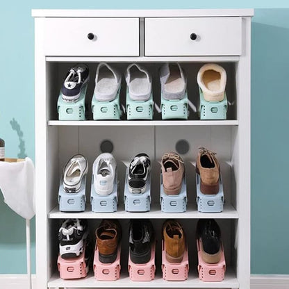 Double Layer Shoe Rack Organizer – Space-saving, Anti-slip, Adjustabl… – Whether