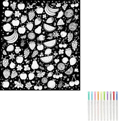 Diy Color Your Own Throw Blanket – 50”x60” Soft Plush Fleece | 24 Pai… – 🎨 Get