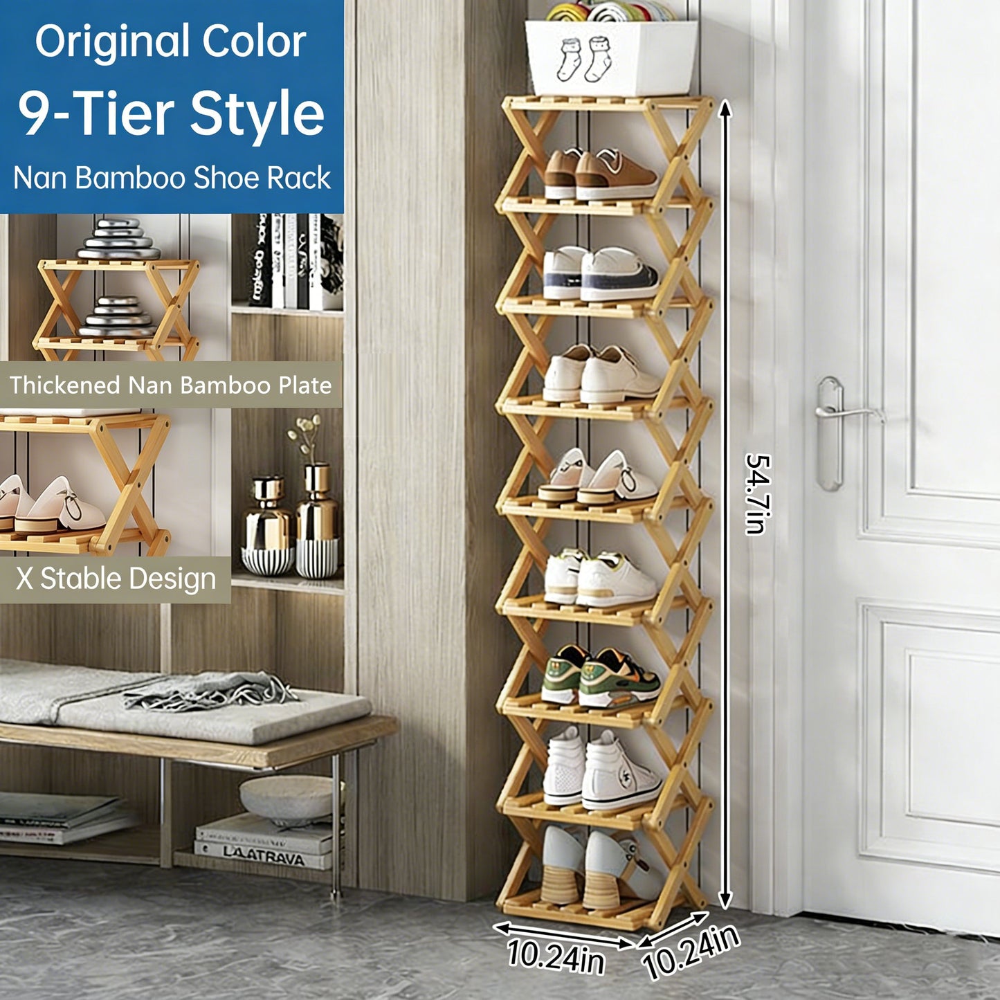 The 9-tier No-assembly Bamboo Rack ! – 9-tier No-assembly | Bamboo Ra… – Don't