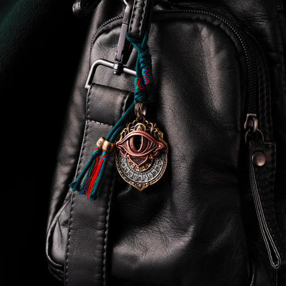 Tarot Vision Spinner Pendant – All-seeing Eye, 22 Major Arcana & Dual… – ☤️
