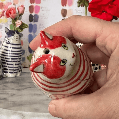 Handmade Ceramic Cat Vase – Handmade Ceramic | Vase | Everyday Use – ✅