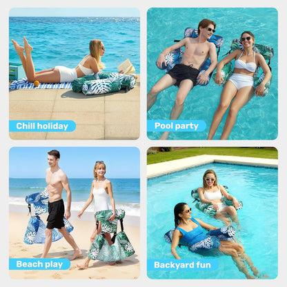 Inflatable Pool Floats Adult,floating Lounge Chairs – Inflatable Pool… – Built
