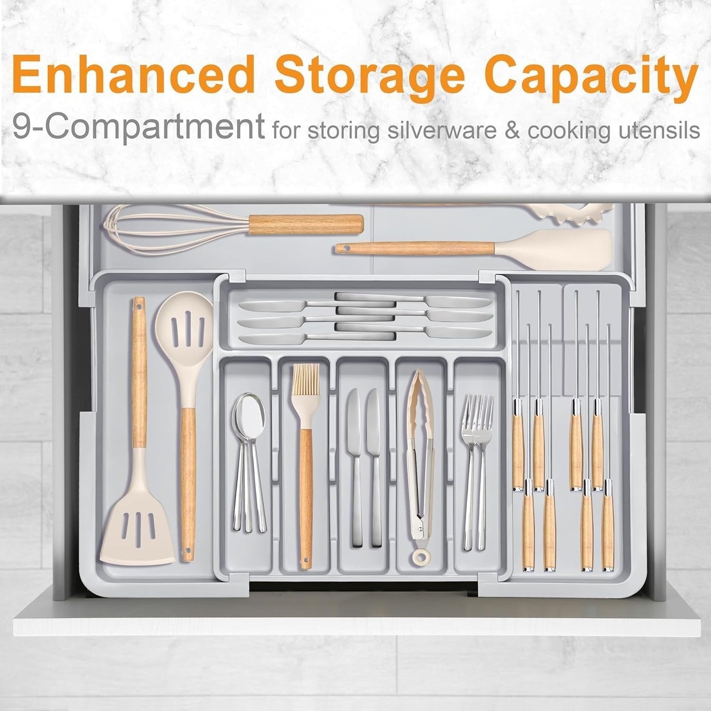 Expandable Utensil Drawer Organiser – Expandable Utensil | Drawer Org… – 🍳 Say