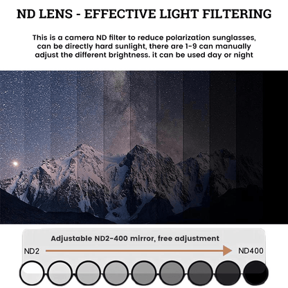 Steampunk Adjustable Tint Sunglasses – 1-9 Stop Nd Filter, 360° Polar… – ❤️